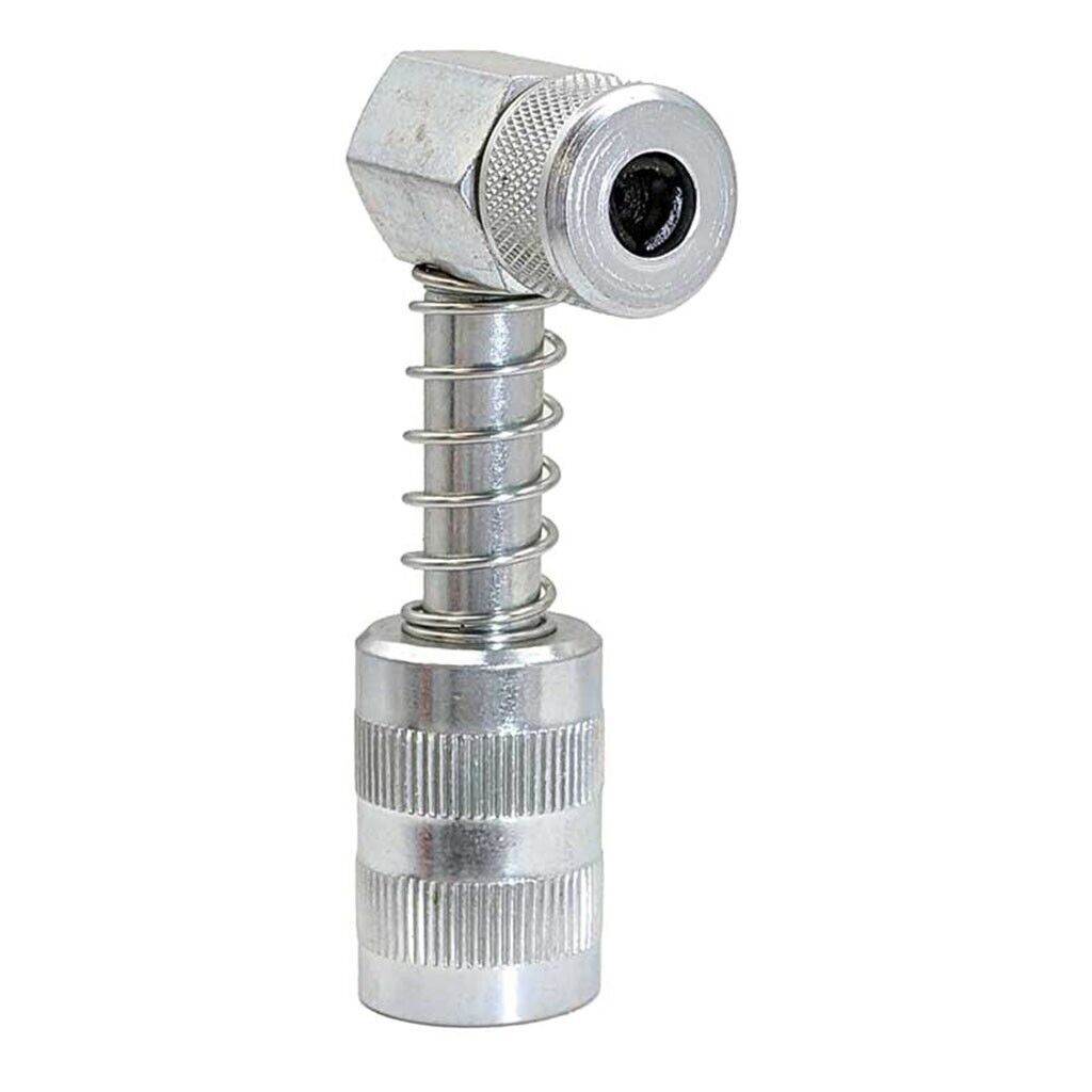 For Industrial Use 90° Grease Coupler Adapter 3-Jaw Spring Loaded 4500 PSI #/