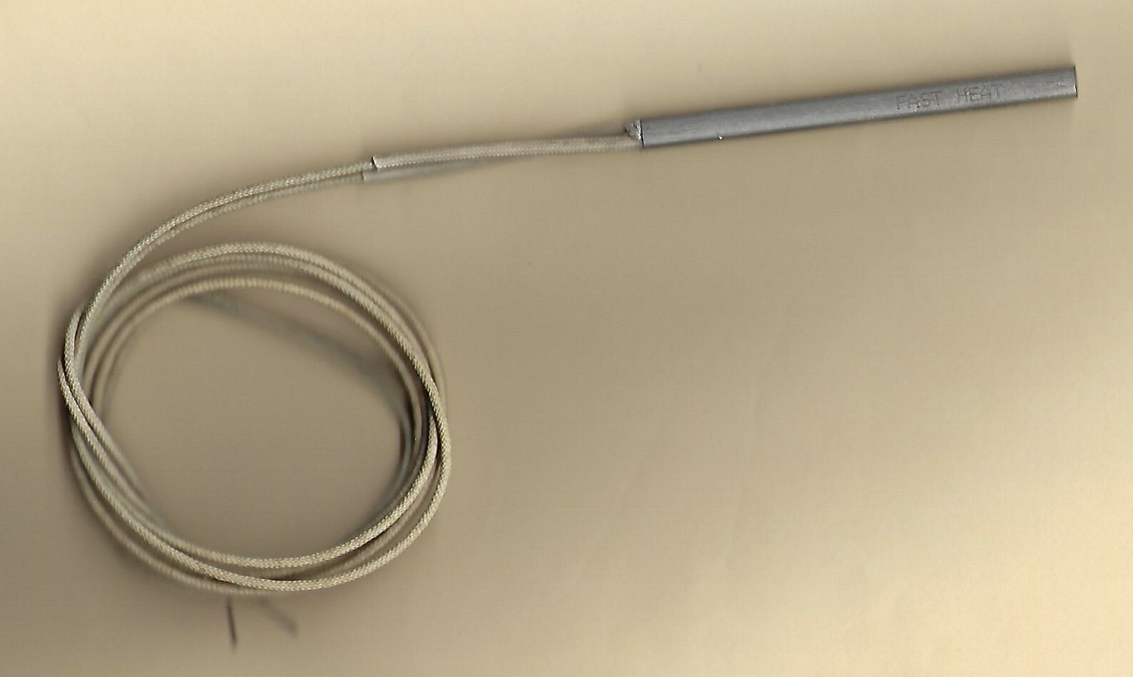 Fast Heat Cartridge Heater 1/4" Dia X 4"  Long 85W 120V 24" Fiberglass Lead