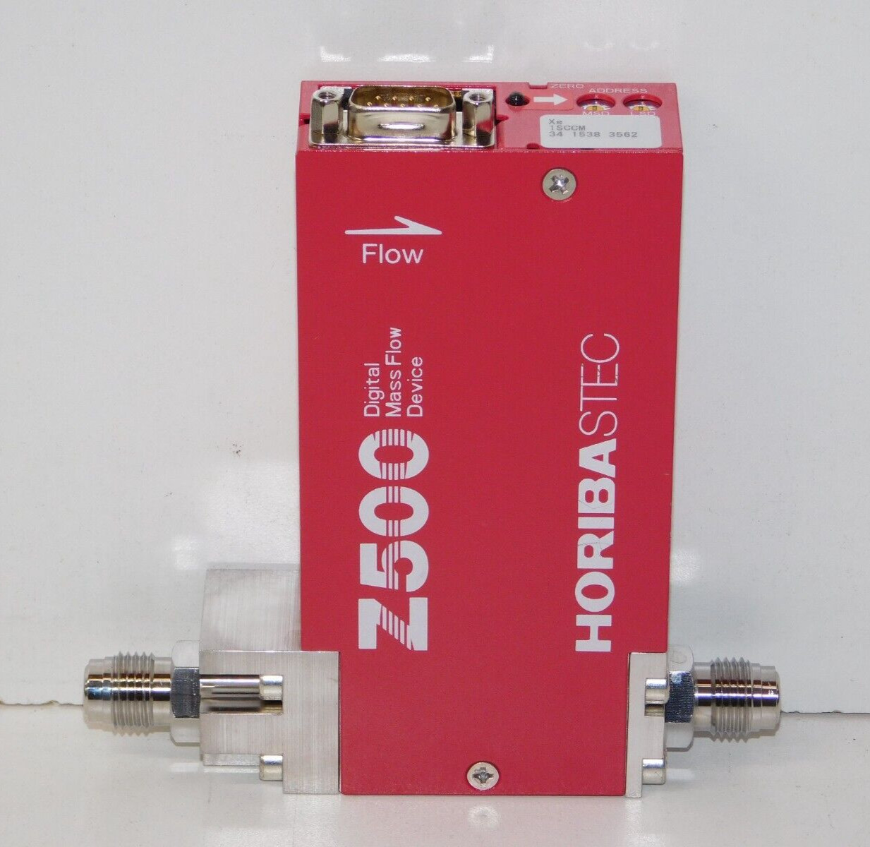 New Horibastec SEC-Z512KX MFC Mass Flow Controller Xe Gas 1 SCCM Flow Module