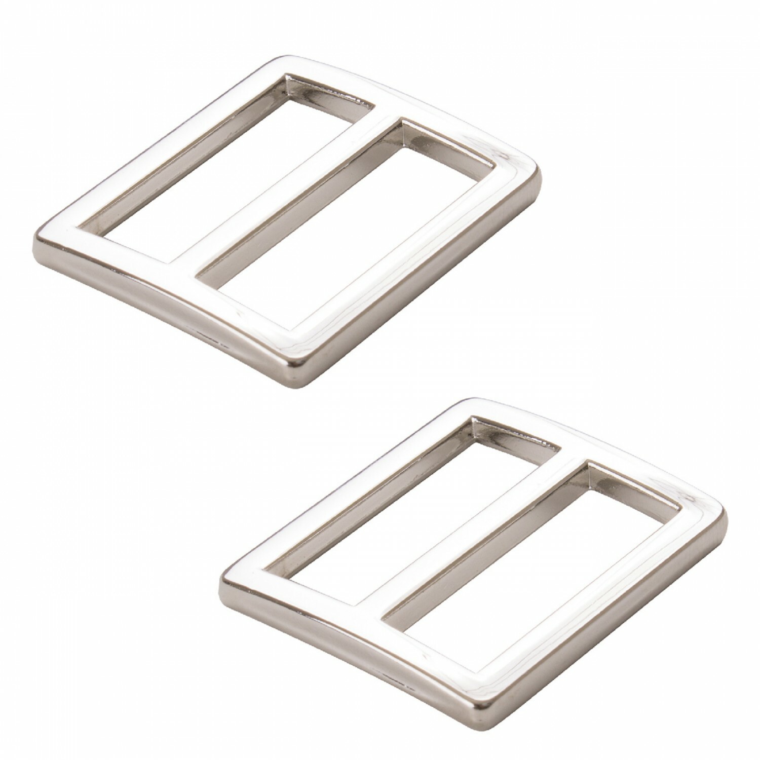 Slider Flat Widemouth 1in Nickel Set of Two By Annie Bag Hardware
