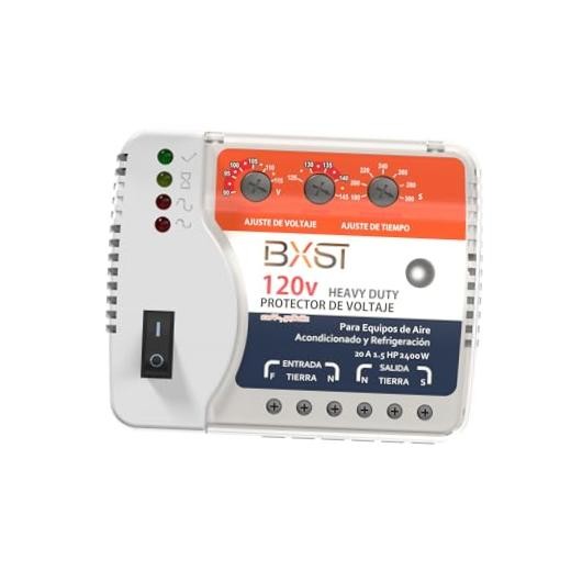 Surge Protector, 20A Voltage Regulator, Wiring Heavy Duty Power White（120V）