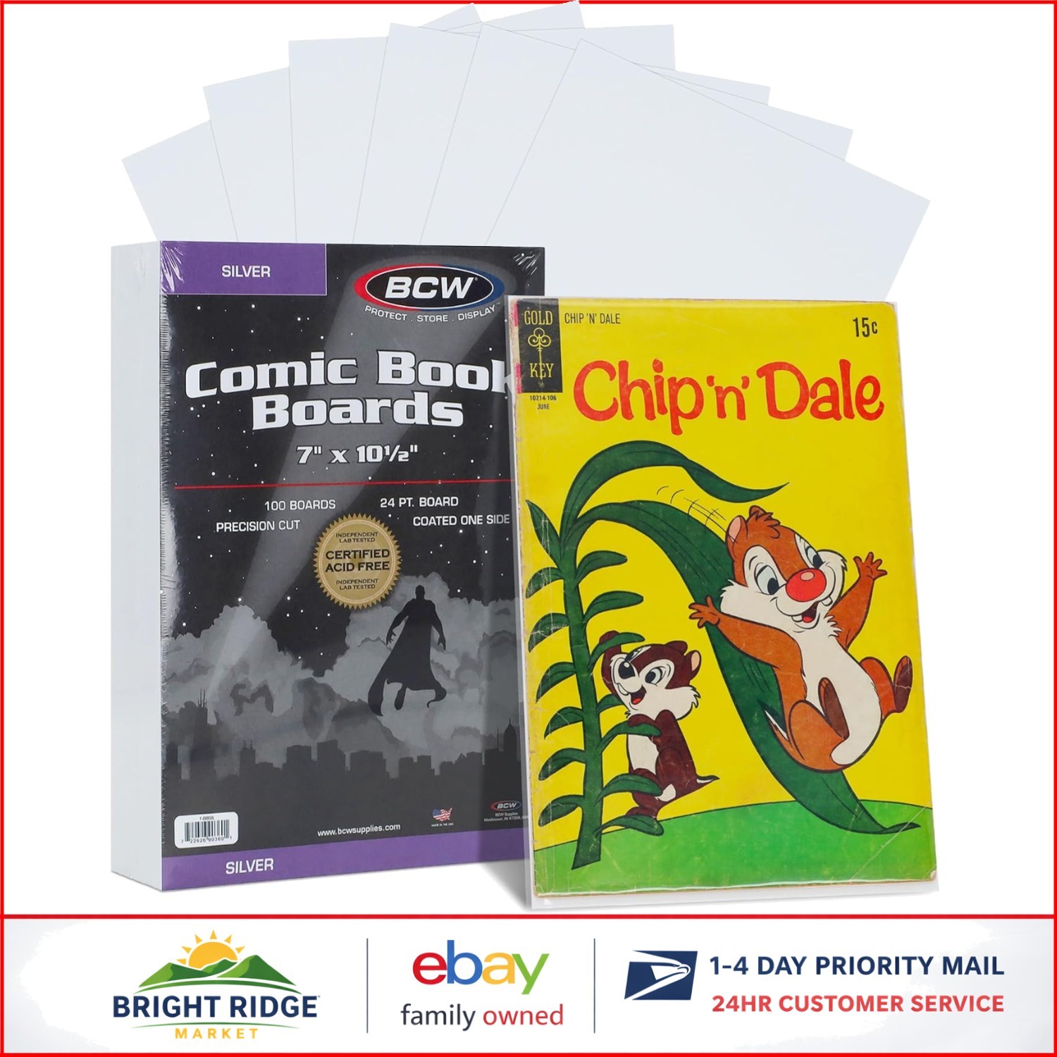 Acid-Free Backing Boards for Comics - Long-Lasting Protection for Collectibles