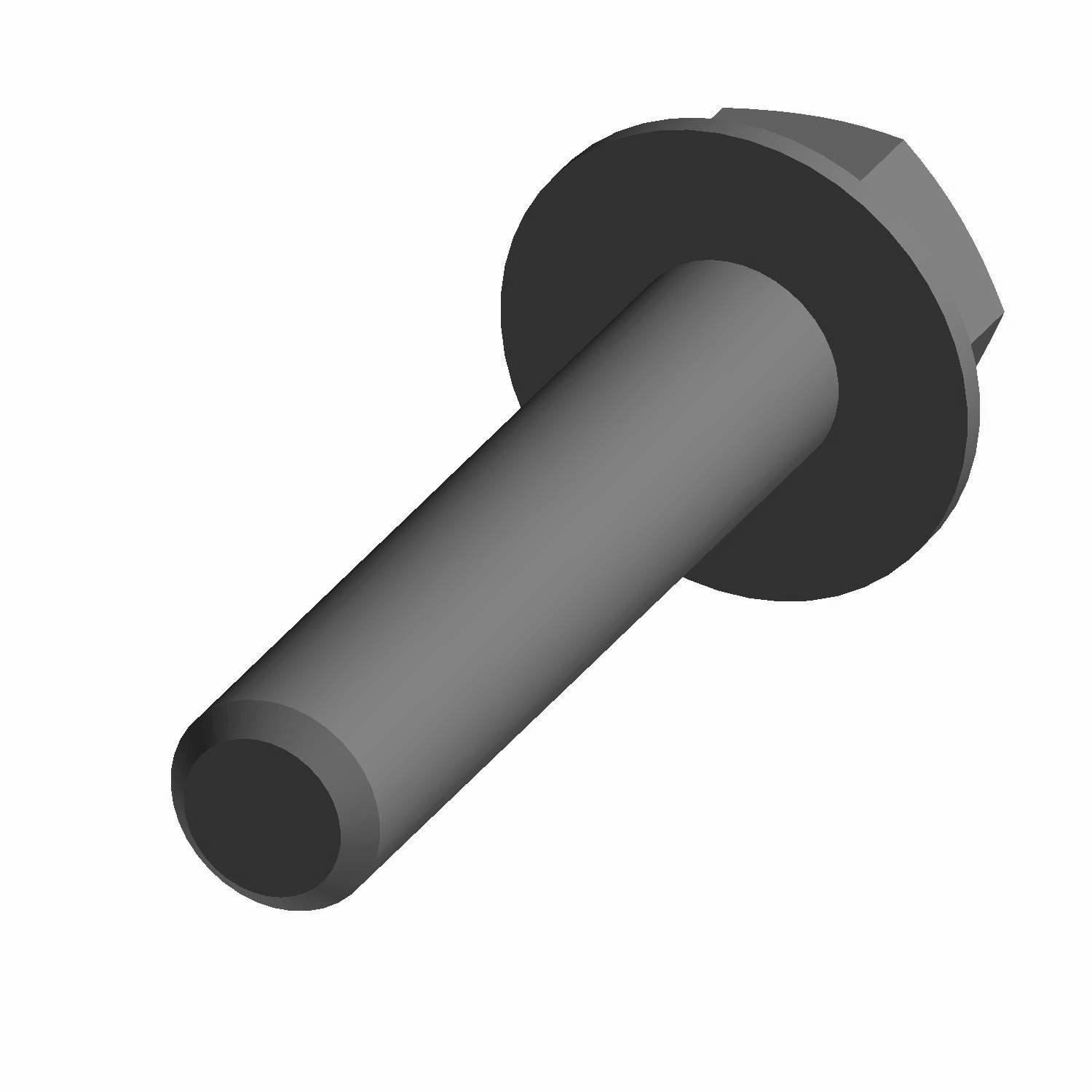 Polaris Hex Flange Screw, 10 mm x 1.5 mm x 45 mm, for Snowmobile - 7518958
