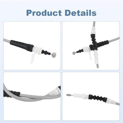 Front Door Hood Release Cable Replacement for 51217259828 Compatible with BMW