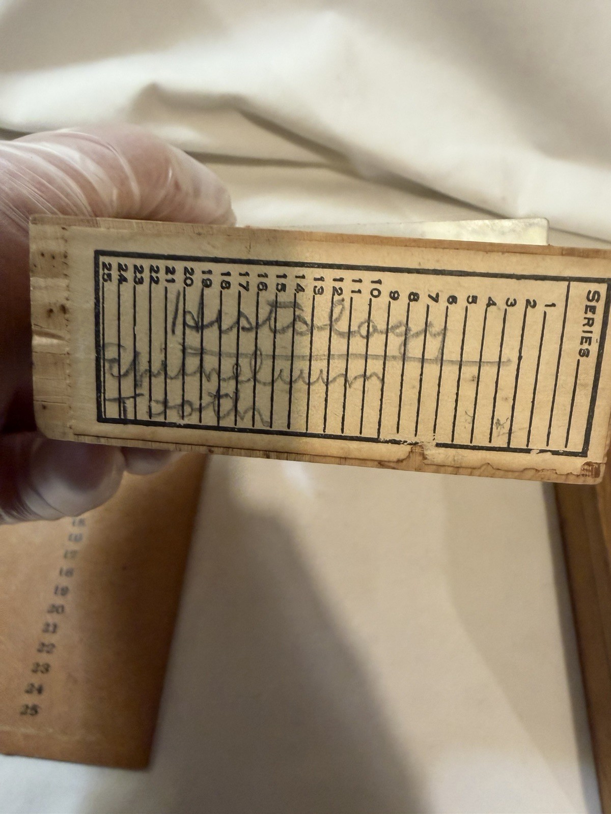 Vintage Microscope Medical Lab Slides