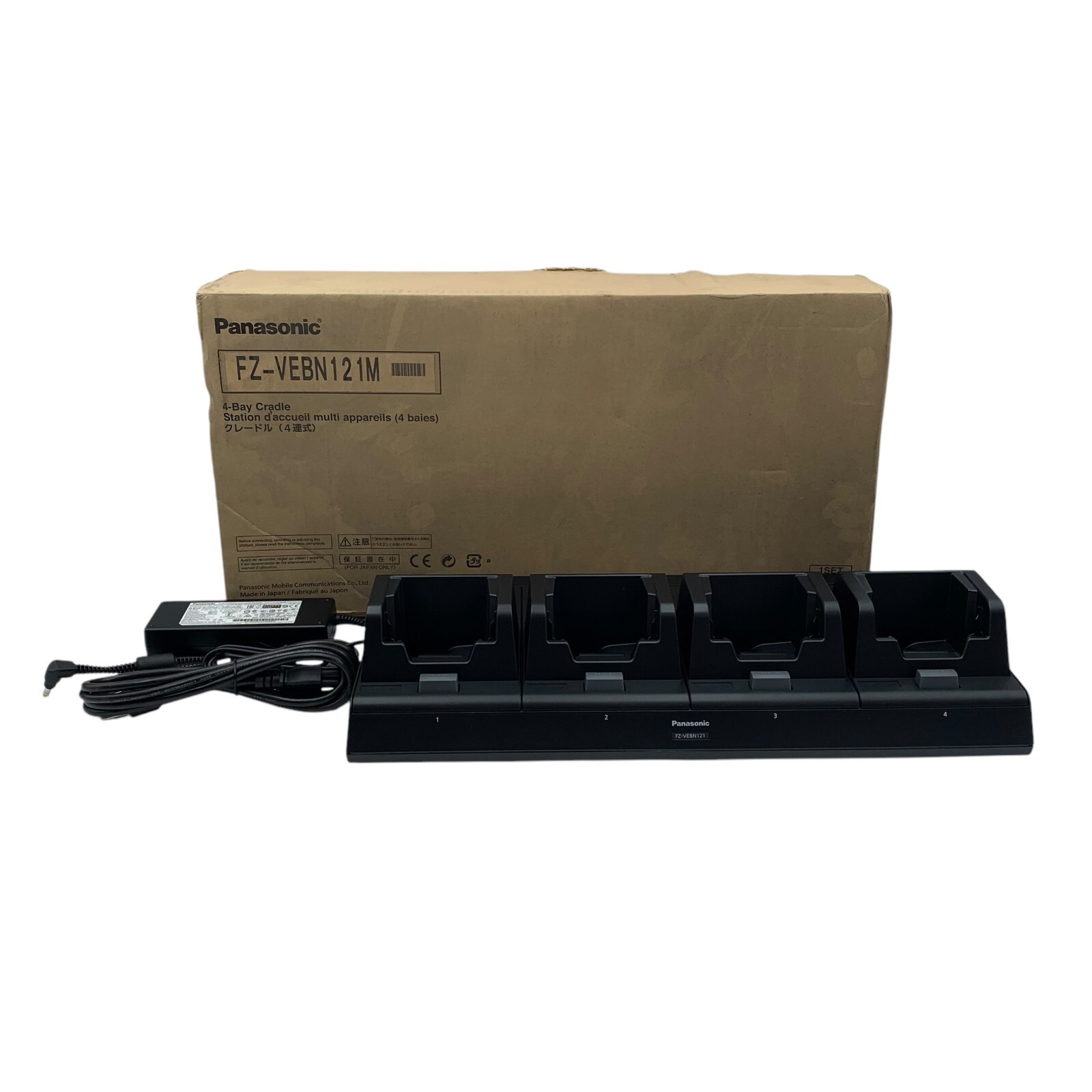 Panasonic FZ-VEBN121M 4-Bay Cradle - 110v OEM Power Supply - AC Cord