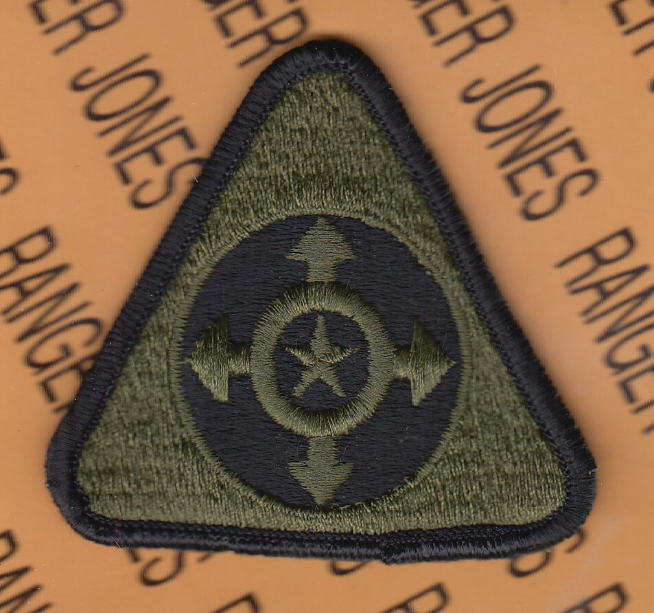 US Army IRR Individual Readiness Reserve OD Green & Black BDU uniform patch m/e
