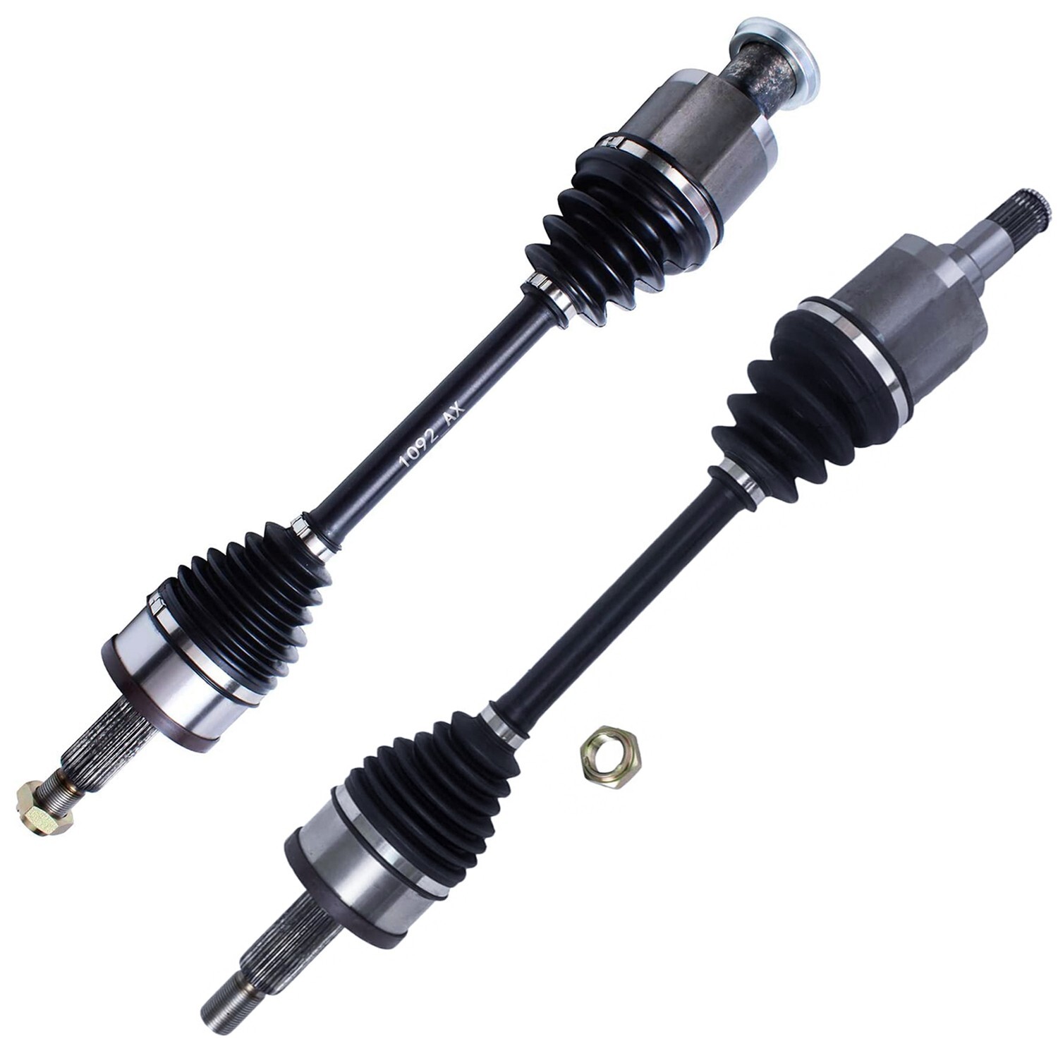 AWD Front CV Axles Wheel Bearing Hubs Set for Dodge Charger Magnum Chrysler 300