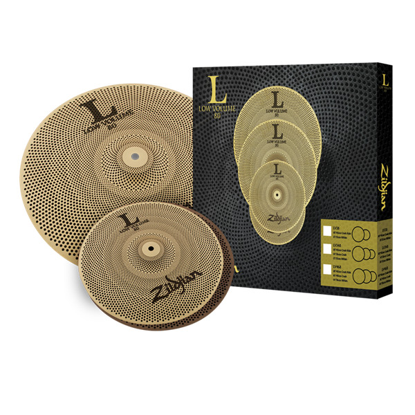 Zildjian L80 Low Volume Cymbal Box Set 13/18