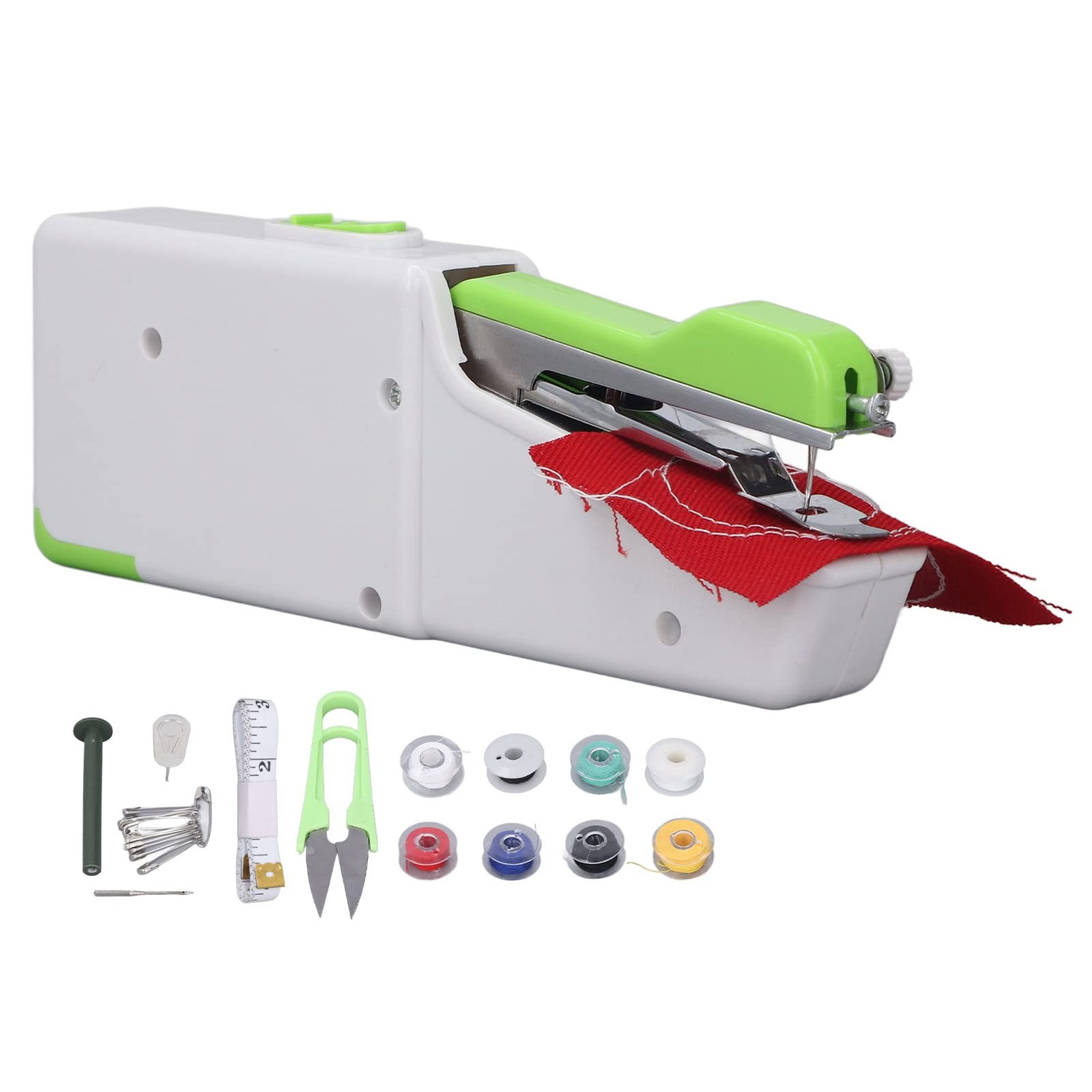 Handheld Sewing Machine, Mini Sewing Machine Kits, Portable Household Hand St...