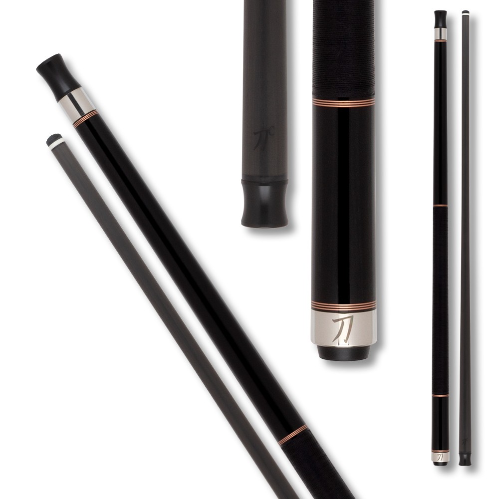 Katana Dragon KAT2505 Black Cue with Carbon Fiber Shaft Billiard Stick
