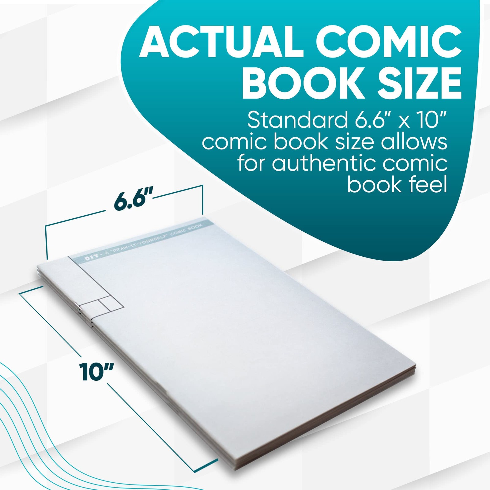 - Blank Comic Book, Draw-It-Yourself Comic Sketch Book with Dynamic Panels, 6...