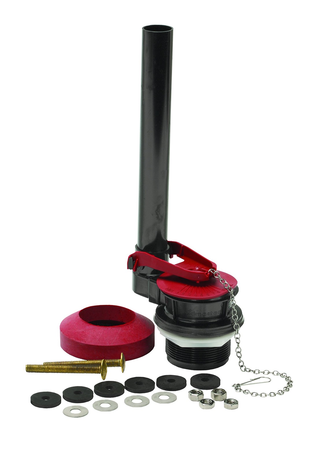 Fluidmaster 507AKP7 PerforMAX Universal High Performance 2 Inch, Black/Red