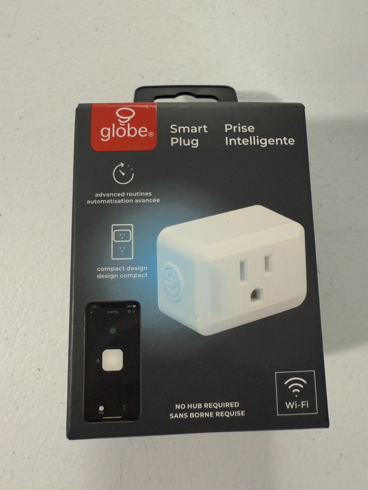 Globe Wi-Fi Smart Plug No Hub Required 50329 Works With Alexa Siri Hey Google