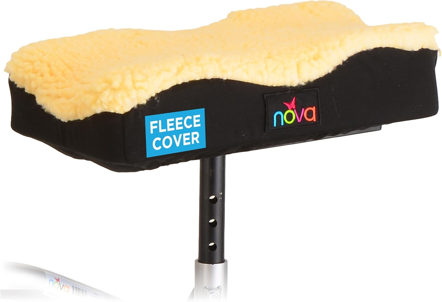 Universal Knee Scooter Platform Cover, Fleece Faux Sheepskin, Easy to Fit & Wash