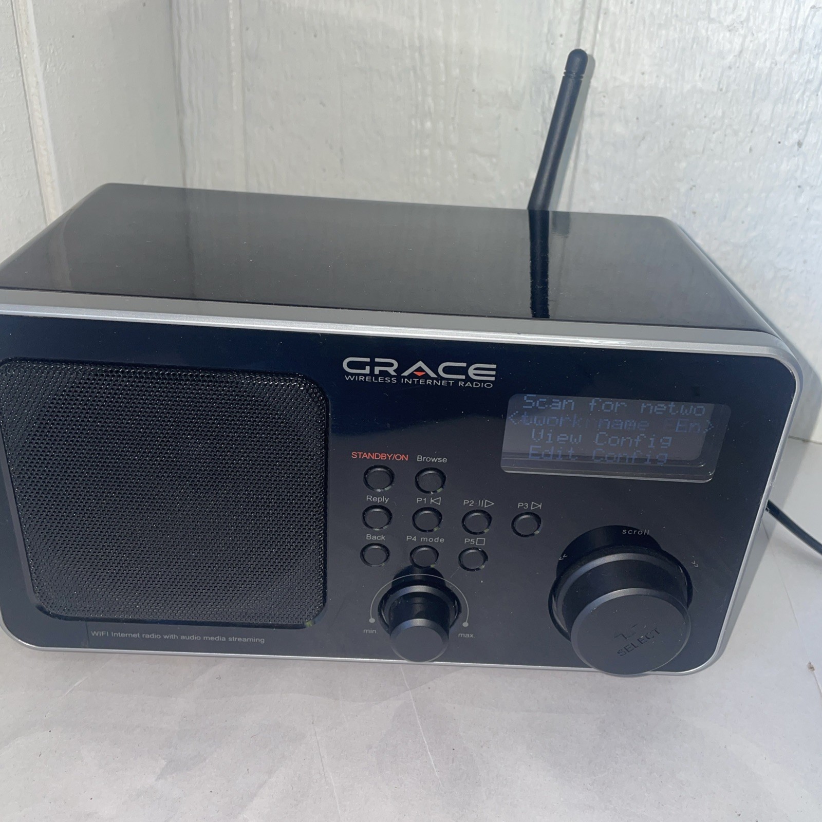 Grace Wireless Internet Radio BZAIR608 UMV-IR1000B No Remote - Tested Working