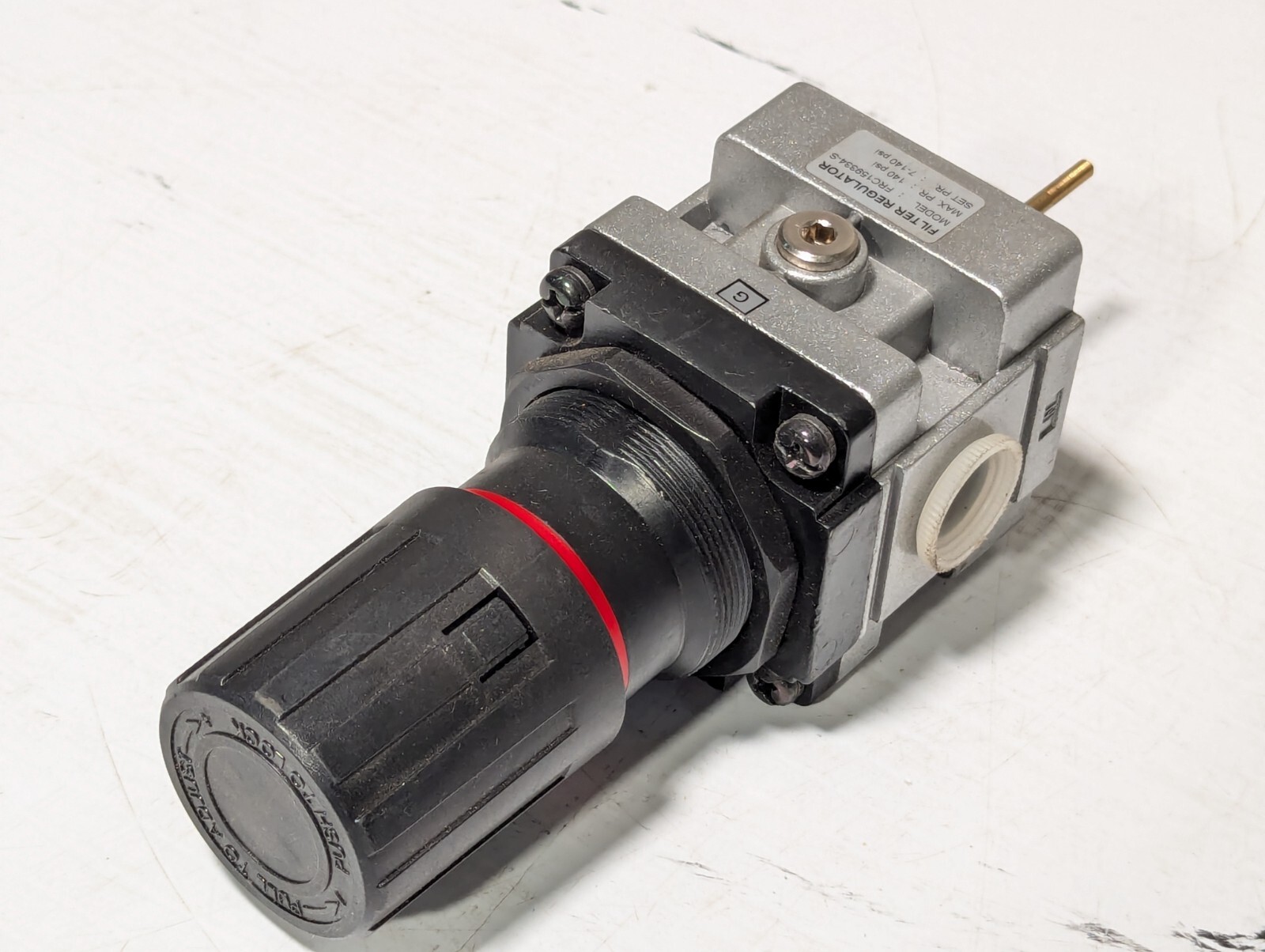 Janatics FRC159334-S Filter Regulator Combination, 1/2" Port Thread, 140 PSI