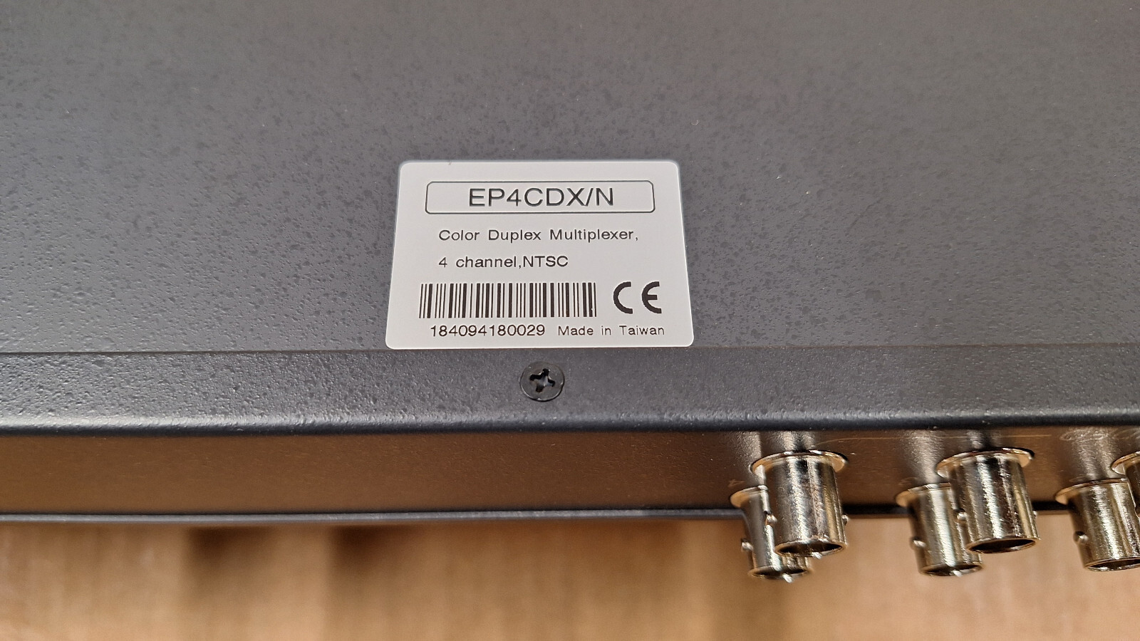 Everplex Color Duplex Multiplexer 4 Channel Processor NTSC EP4CDX/N in box