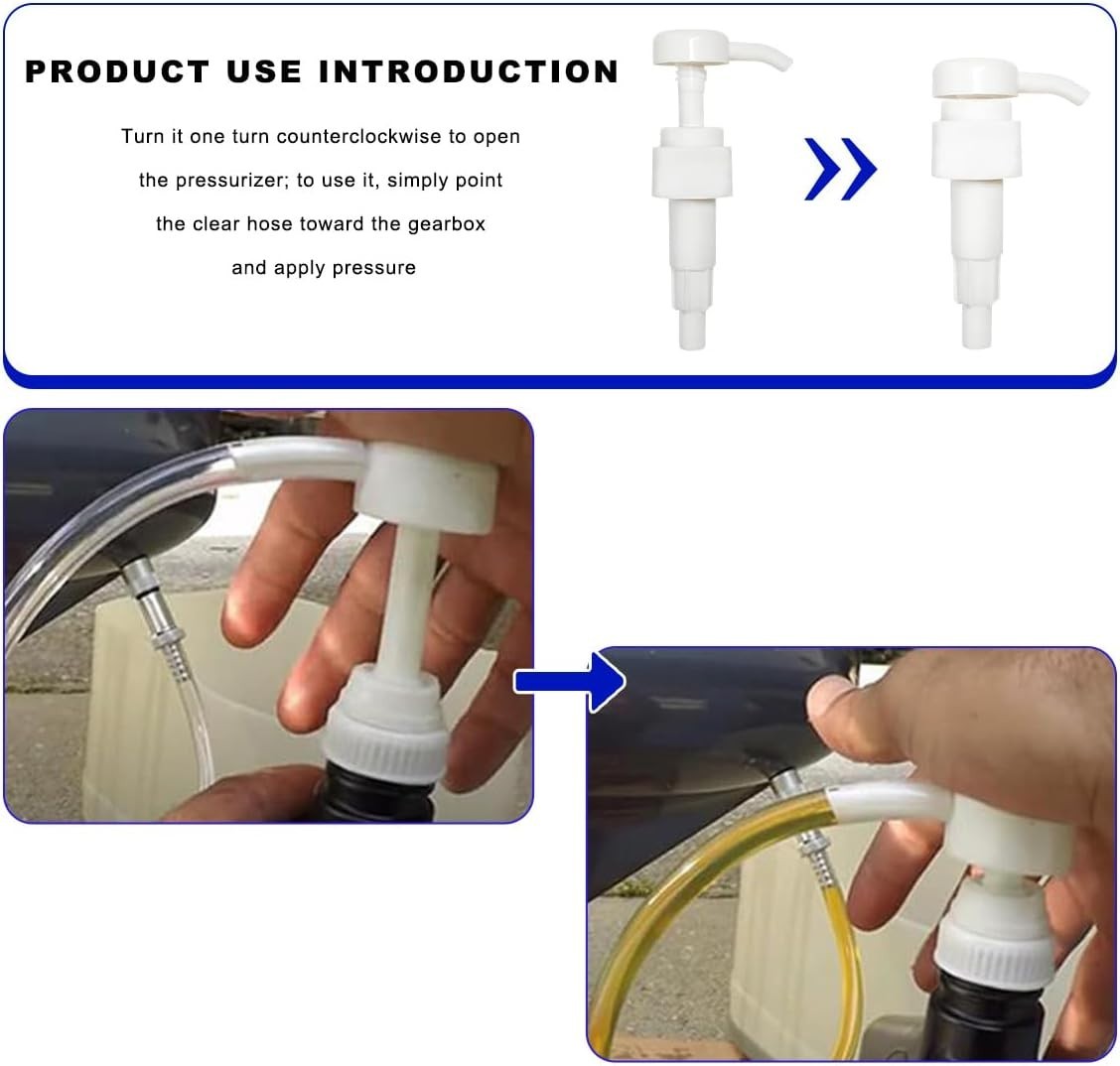 Manual Fluid Transfer Pump - Compact Design with Multiple Tubes for Efficiency