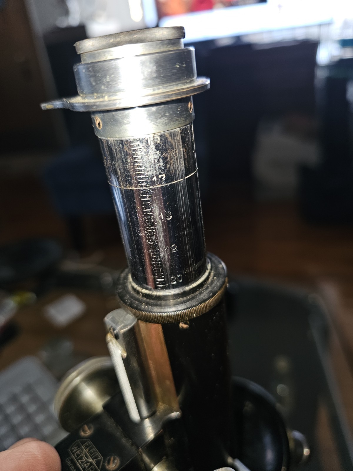Ernst Leitz Wetzlar – Compound Microscope + Wood Case