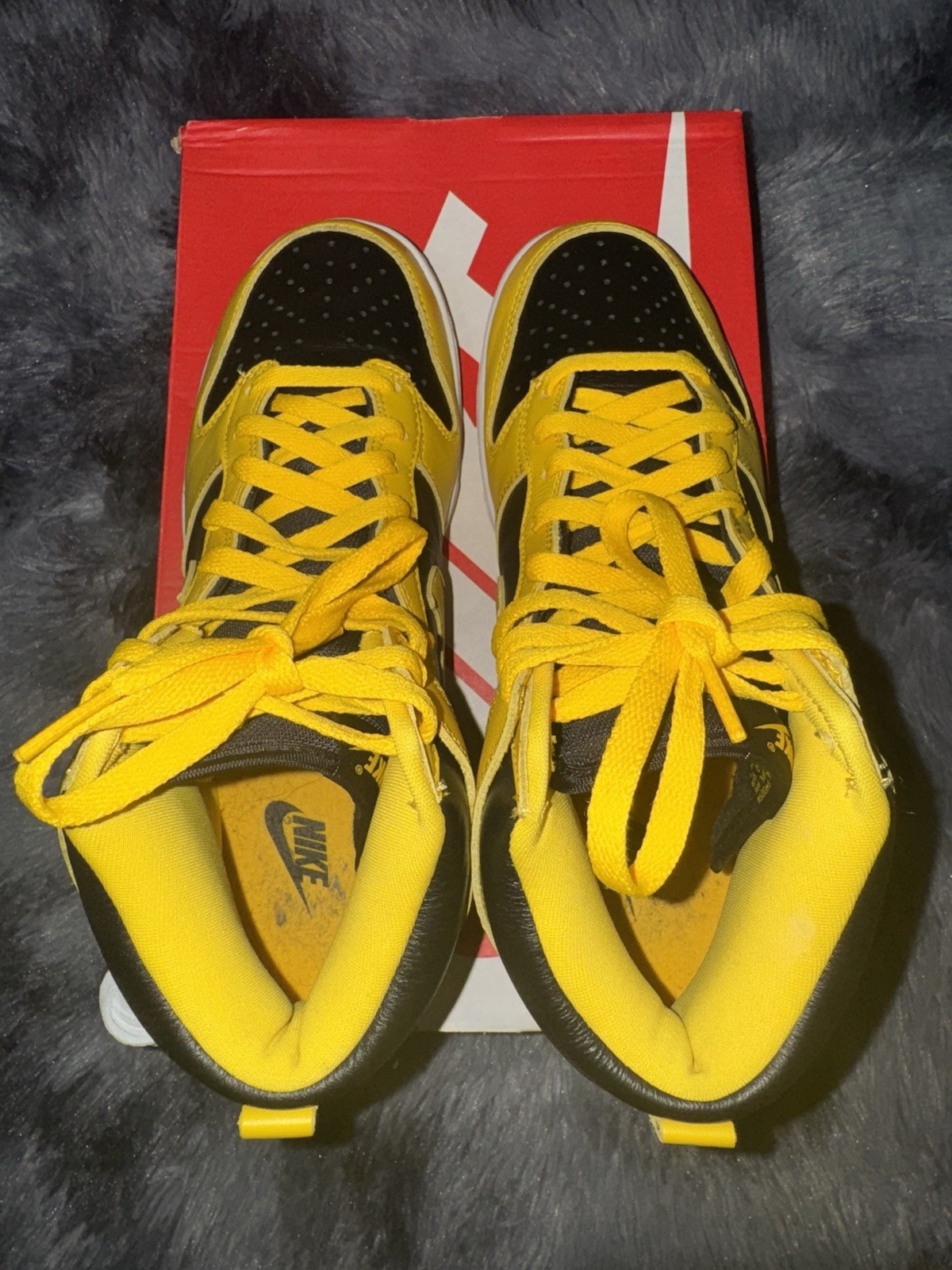 Size 9.5 - Nike Dunk High SP Iowa 2020 CZ8149 002 Varsity Maize