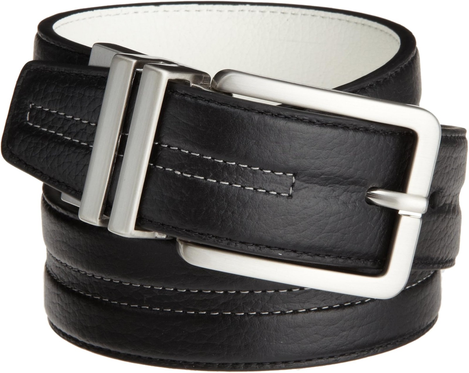 NIKE Golf Stitch Reversible Belt - White/Black - 38