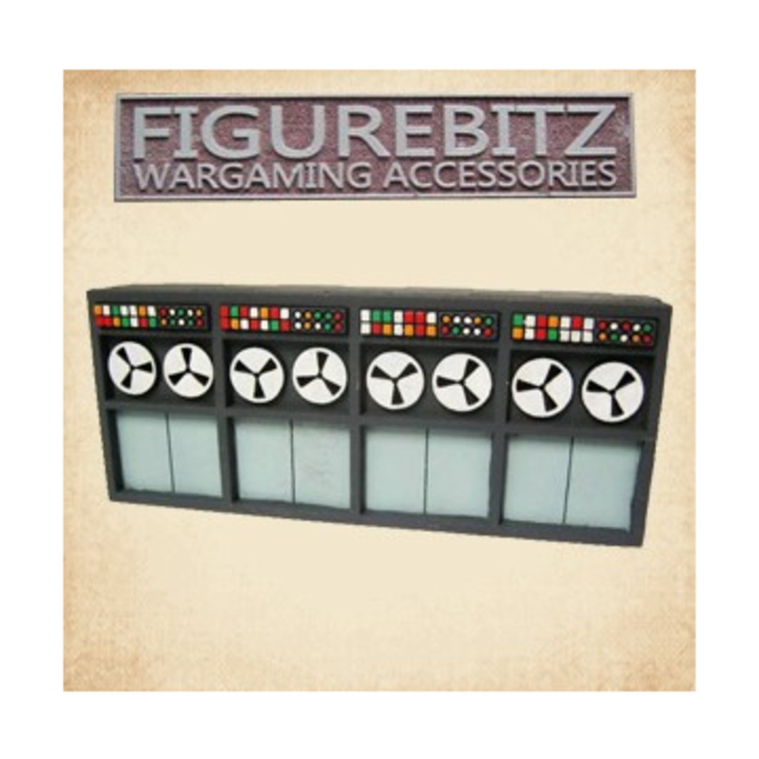 Crooked Dice 7TV Terrain 28mm Quad Databank Pack New