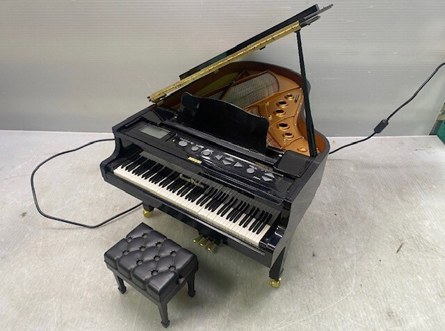 SEGA TOYS Black Grand Pianist 1/6 scale miniature grand piano Genuine Used