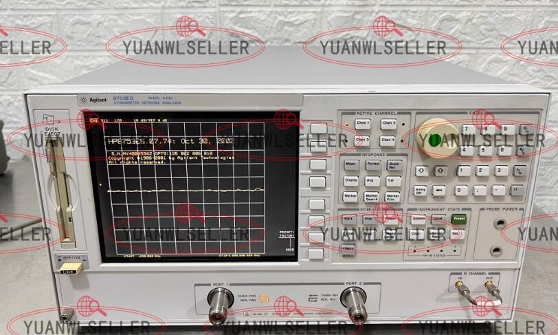 1PCS Agilent 8753ES S-Parameter Network Analyzer 30kHz-6GHz USED