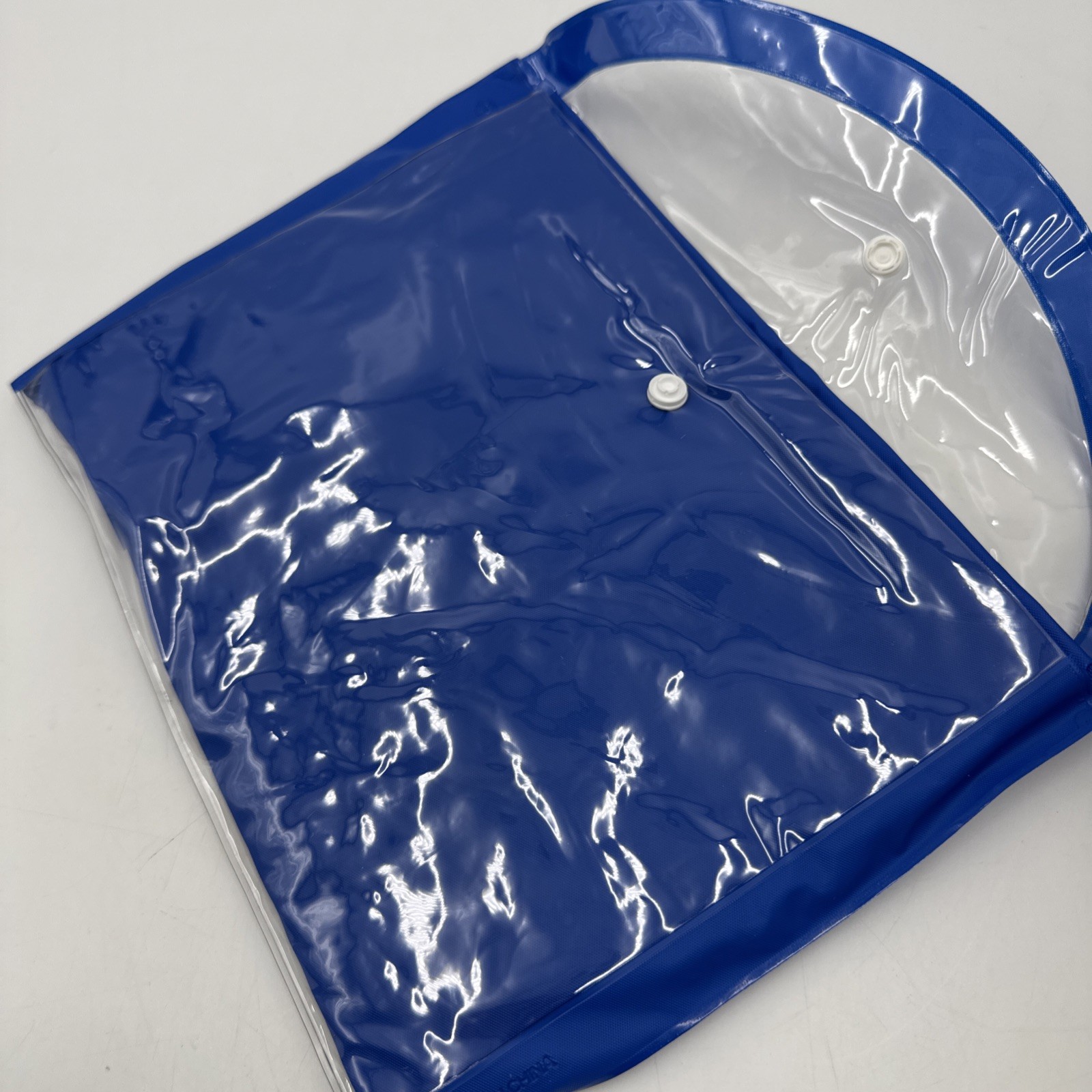 Creative Memories Rain Poncho Blue New