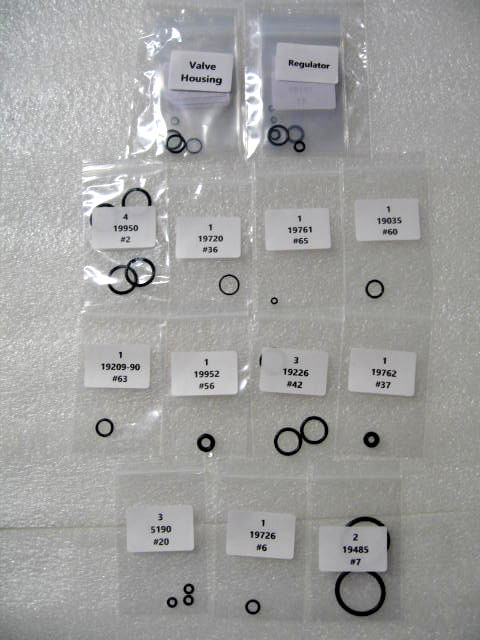 FX DRS Classic MK2 O-Ring Kit / R&S 2-23DRSCMK2 /To Schematic/ Description Below
