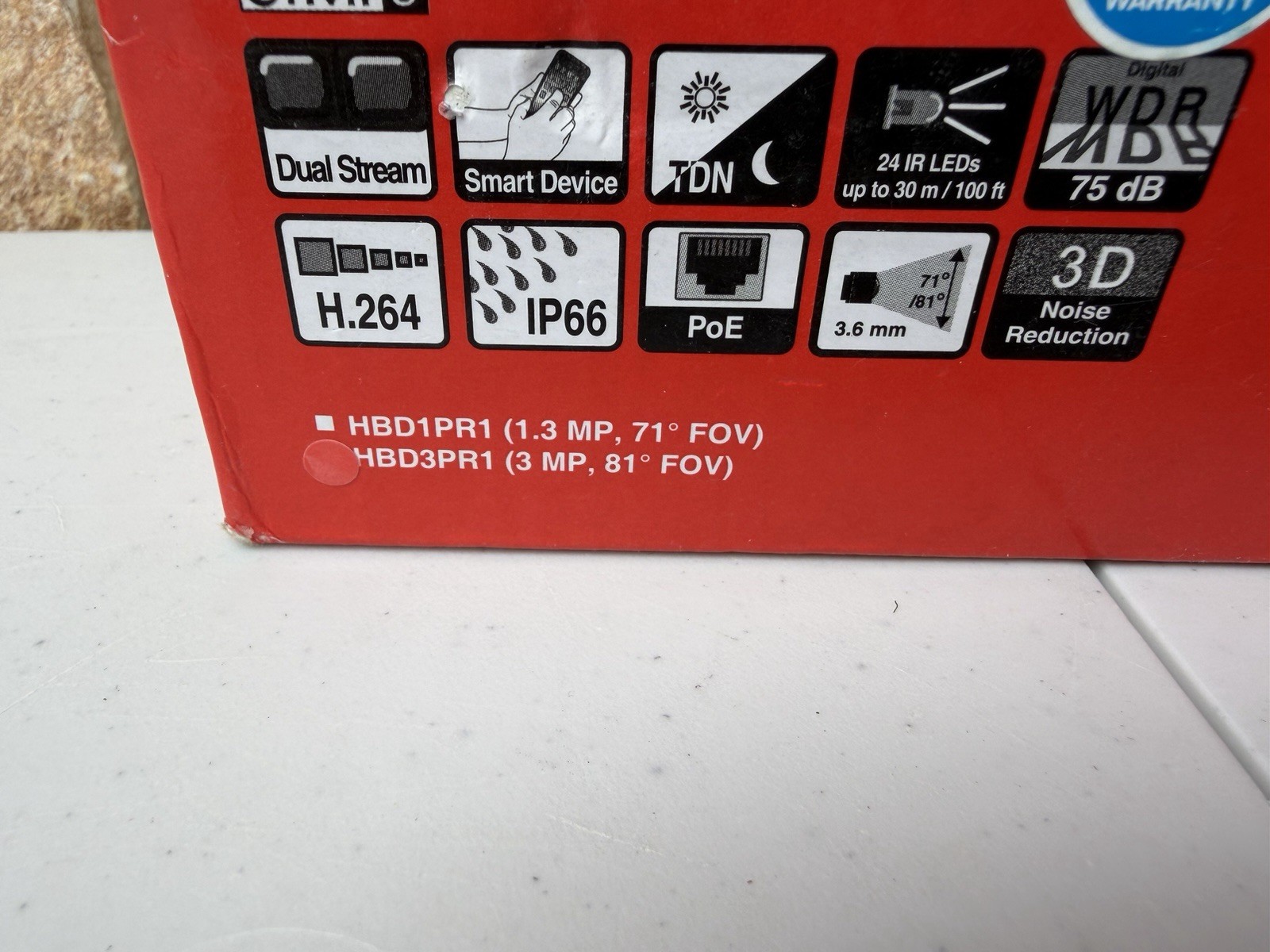 Honeywell HBD3PR1 IP Camera