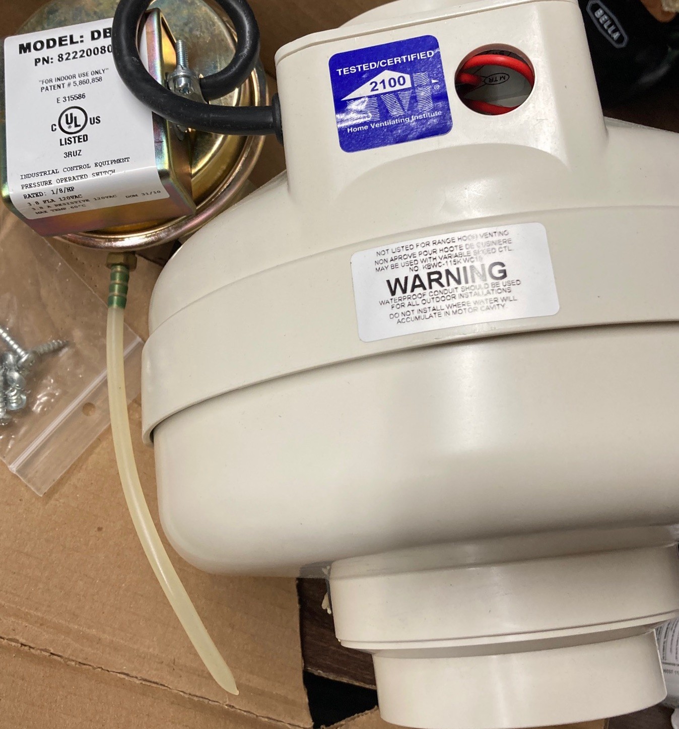 AIR-AIDB4Y 4IN IDRYER BOOSTER FAN
