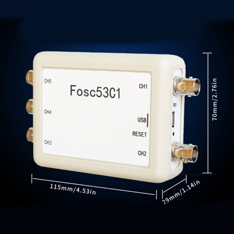 Professional 5 Channel Oscilloscope With Triggering Function 1MHz Sampling Rate