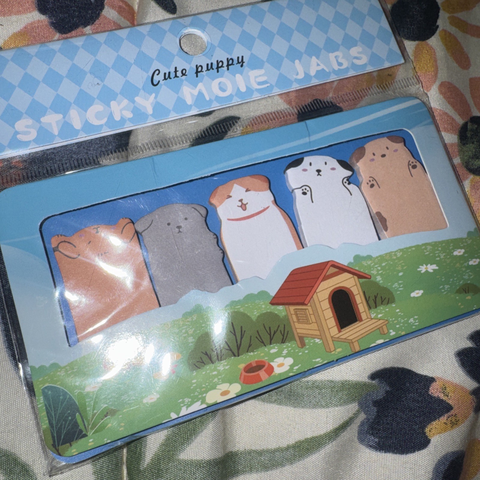 150 Sheets Cartoon Animal Sticky Notes Memo Paper Bookmarks Office School (9L)