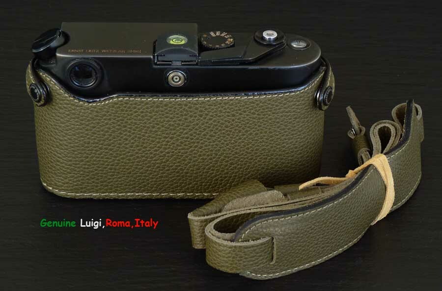 LUIGI NEW BASIC PLUS CASE,BUMP MODEL+STRAP for LEICA M6-MP-M2-M3-M4-M7,M-A,DHL
