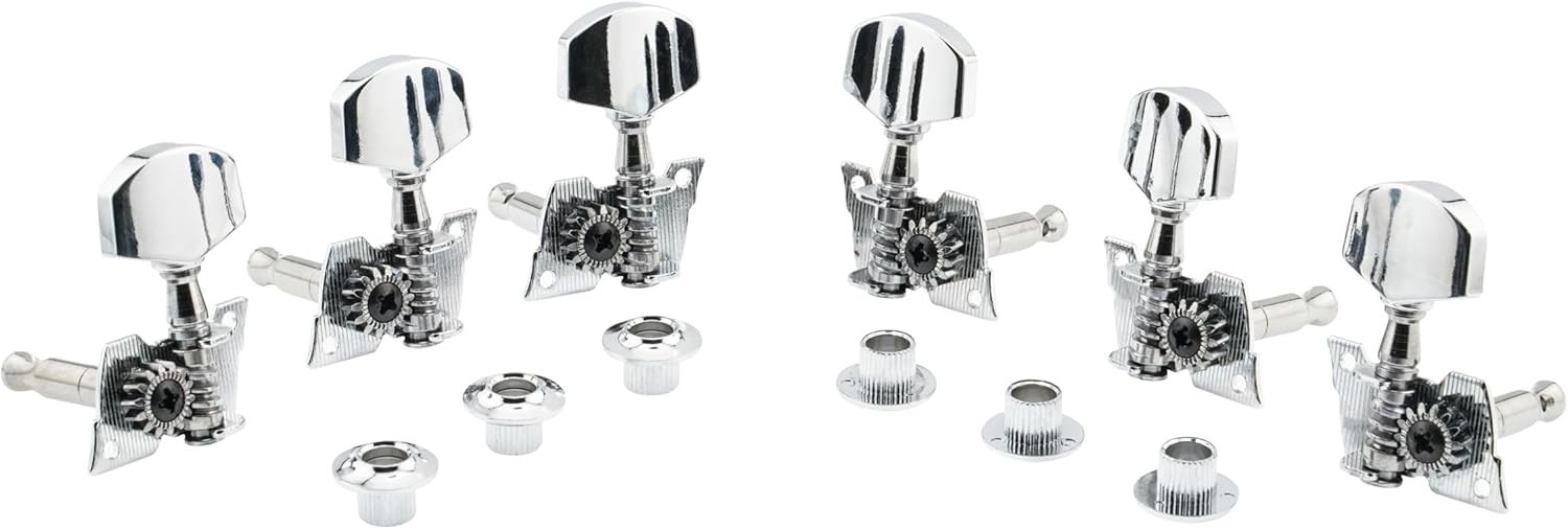 Ping P2641 Economy Chrome Machine Heads. 3 Bass, 3 Treble