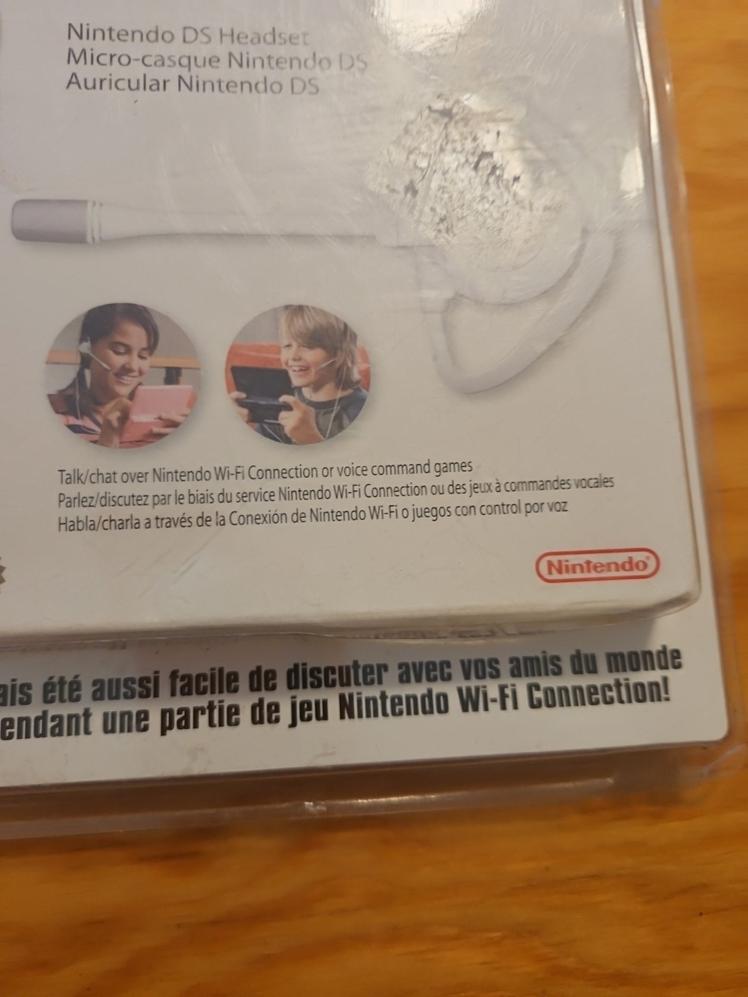 Nintendo DS Headset Microphone Hook On Ear Voice Command NEW IN BOX
