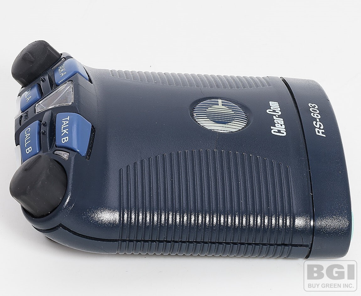 Clear-Com RS-603 Dual Channel Intercom BeltPack For MS-702 MS-704 Base Stations