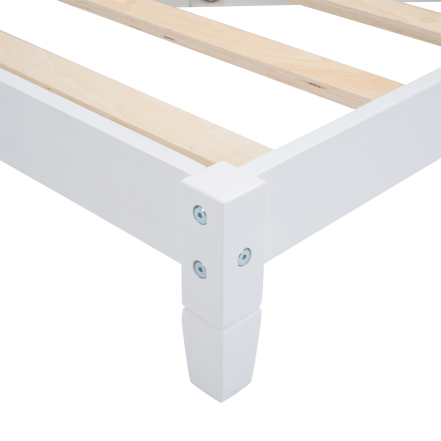 Full Size Wooden Daybed Modern Wooden Bed Frame Sofa Bed White/Gray/Espresso