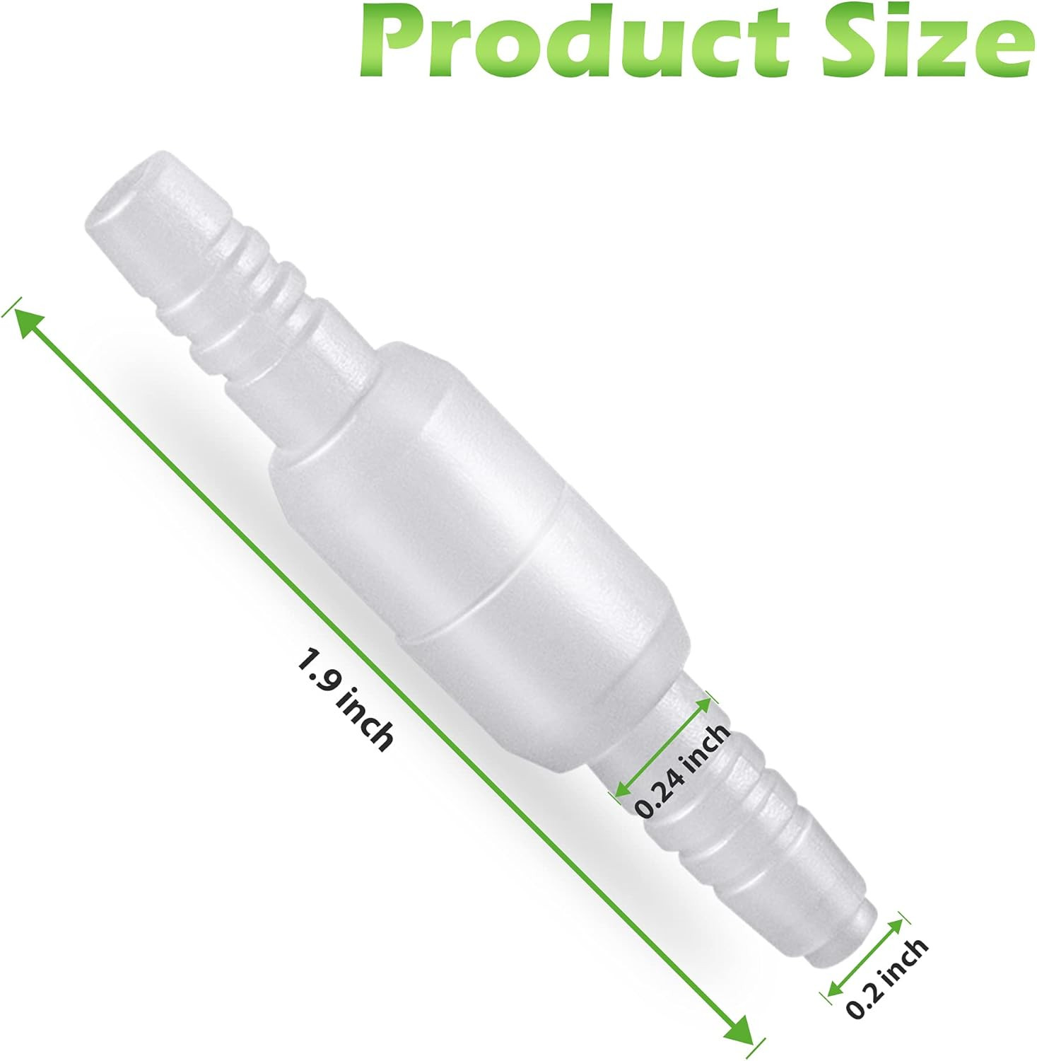 Oxygen Tubing Swivel Connector - 10 PCS Cannula Connectors, Avoid Tube Tangles (