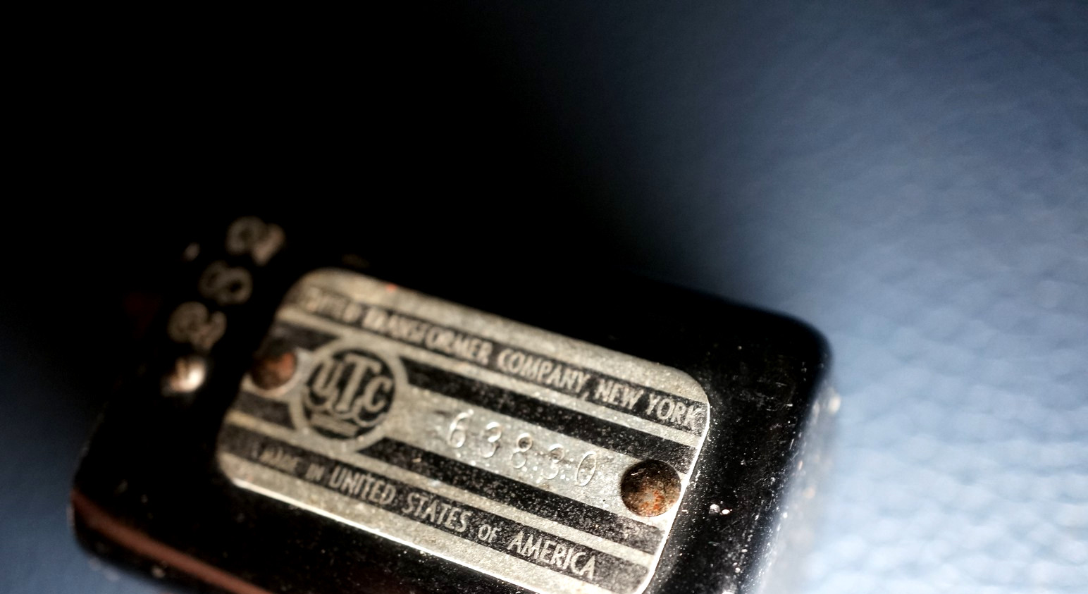 2 - VINTAGE UTC 63830 AUDIO INPUT TRANSFORMER / PAIR