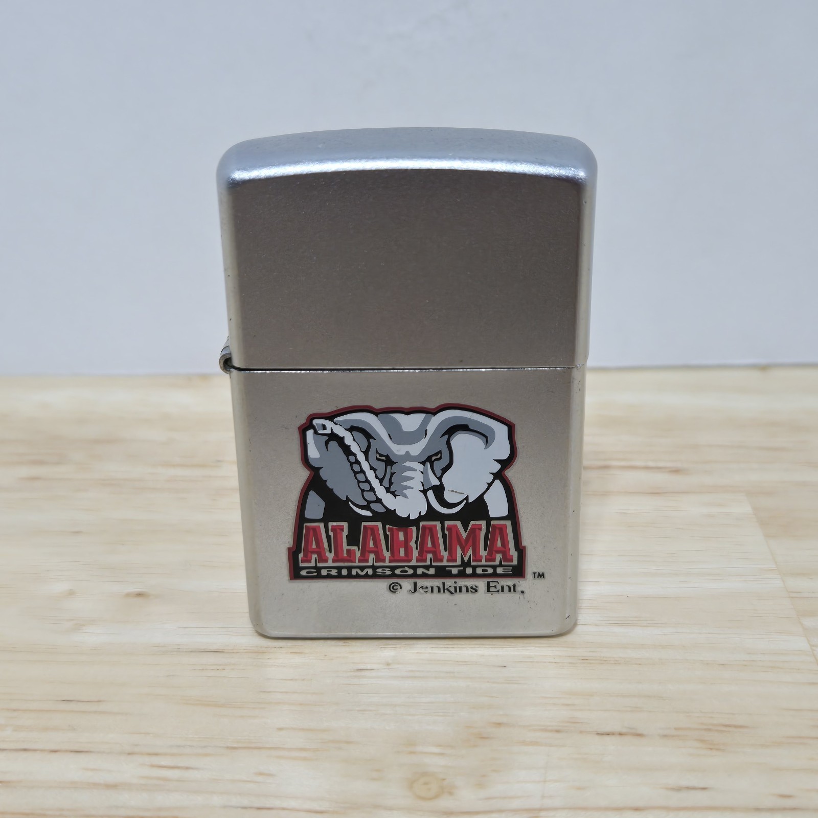 ZIPPO LIGHTER VINTAGE  02 ALABAMA BAMA CRIMSON TIDE