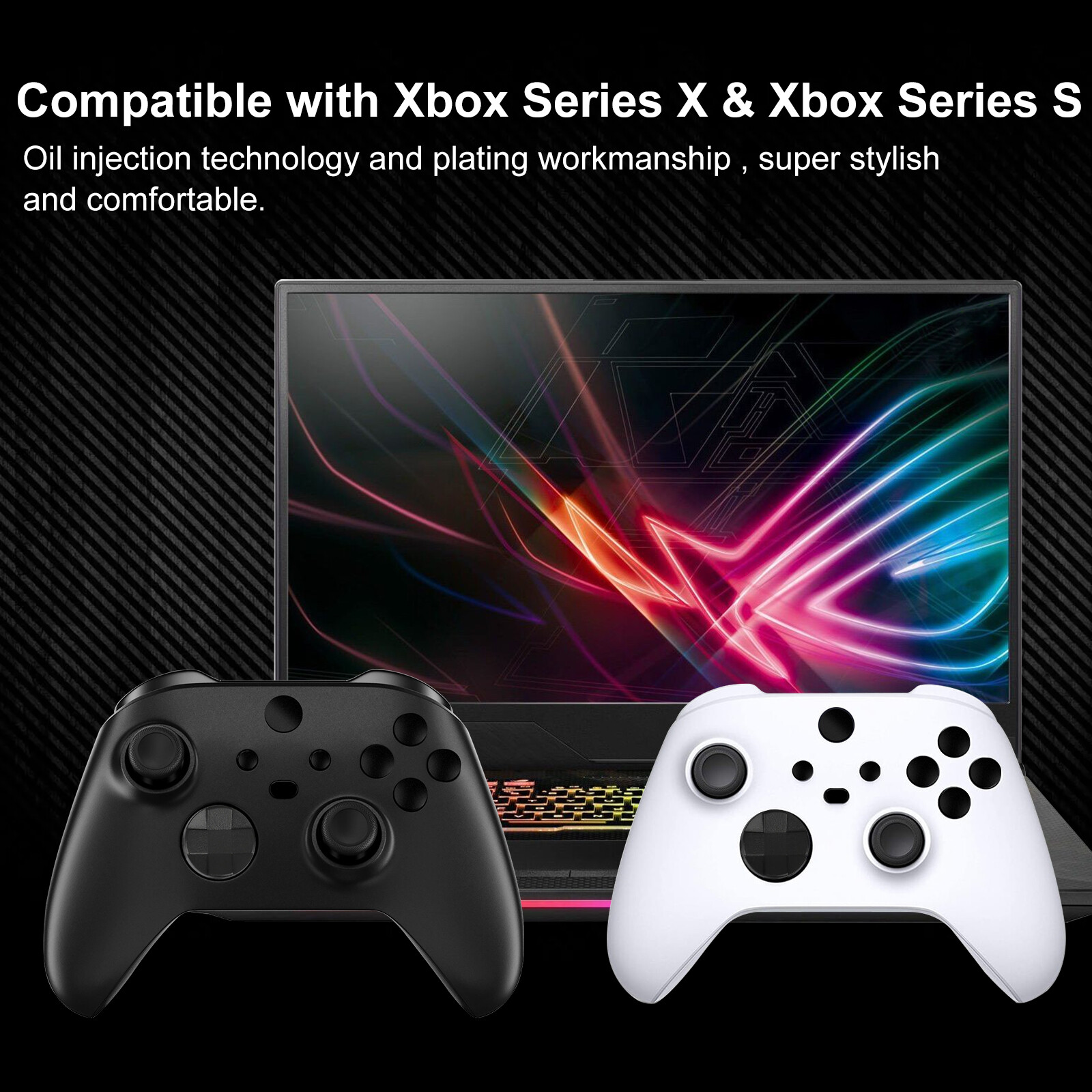 Replacement Bumpers Buttons for Xbox Series X/S Controller Gamepad Repair Parts