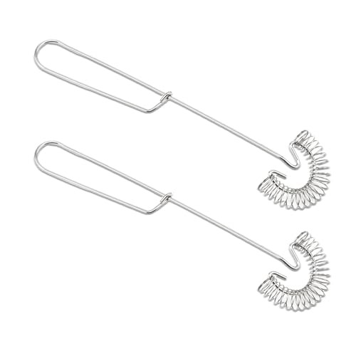 2 Pack Stainless Steel Spring Coil & Flat Whisks - Scandinavian Handheld