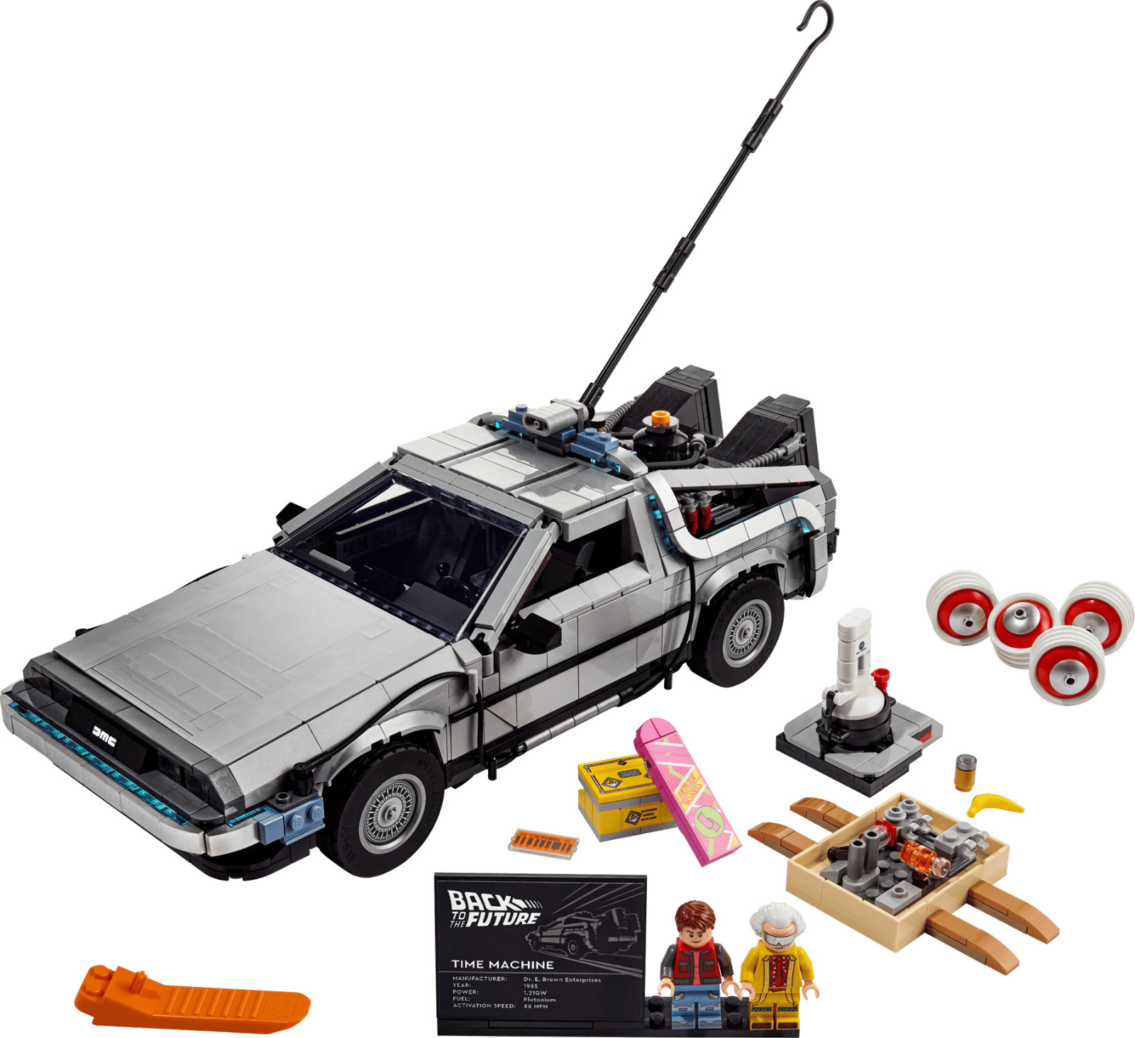 New Lego Icons Back to the Future Time Machine 10300 Delorean NIB