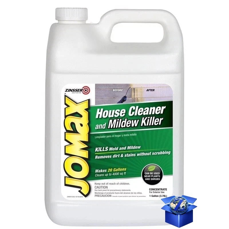 Zinsser Jomax House Cleaner & Mildew Killer Mold Concentrate 1 Gal Makes 20 Gal