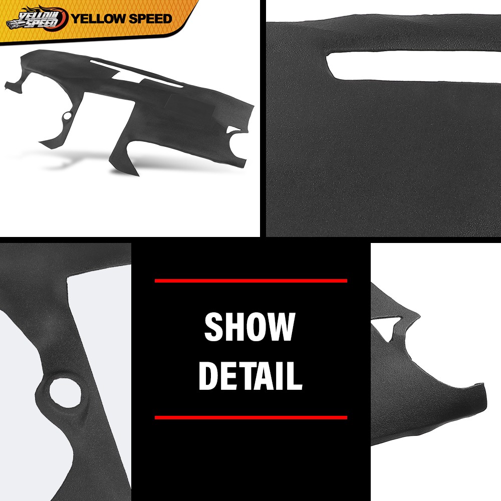 Fit For 2006-2013 Lexus IS250 IS350 Dashboard Dash Cover Cap Overlay Black