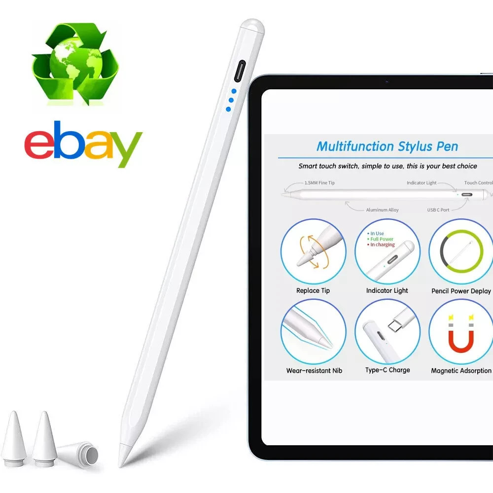 Stylus Pen for iPad 2018-2026, Pencil for Apple iPad 11th A16/10/9/8/7/6 Gen