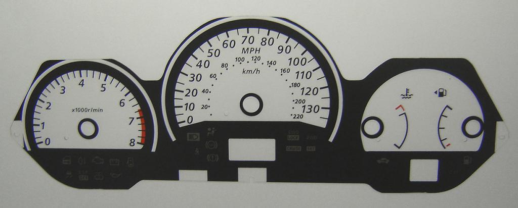 Lockwood CLEAR Dial Conversion Kit for Nissan Murano C273